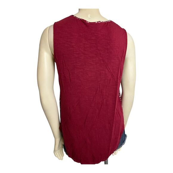 Dolan Left Coast Sleeveless Summer Blouse Shirt Top XS - Picture 6 of 8